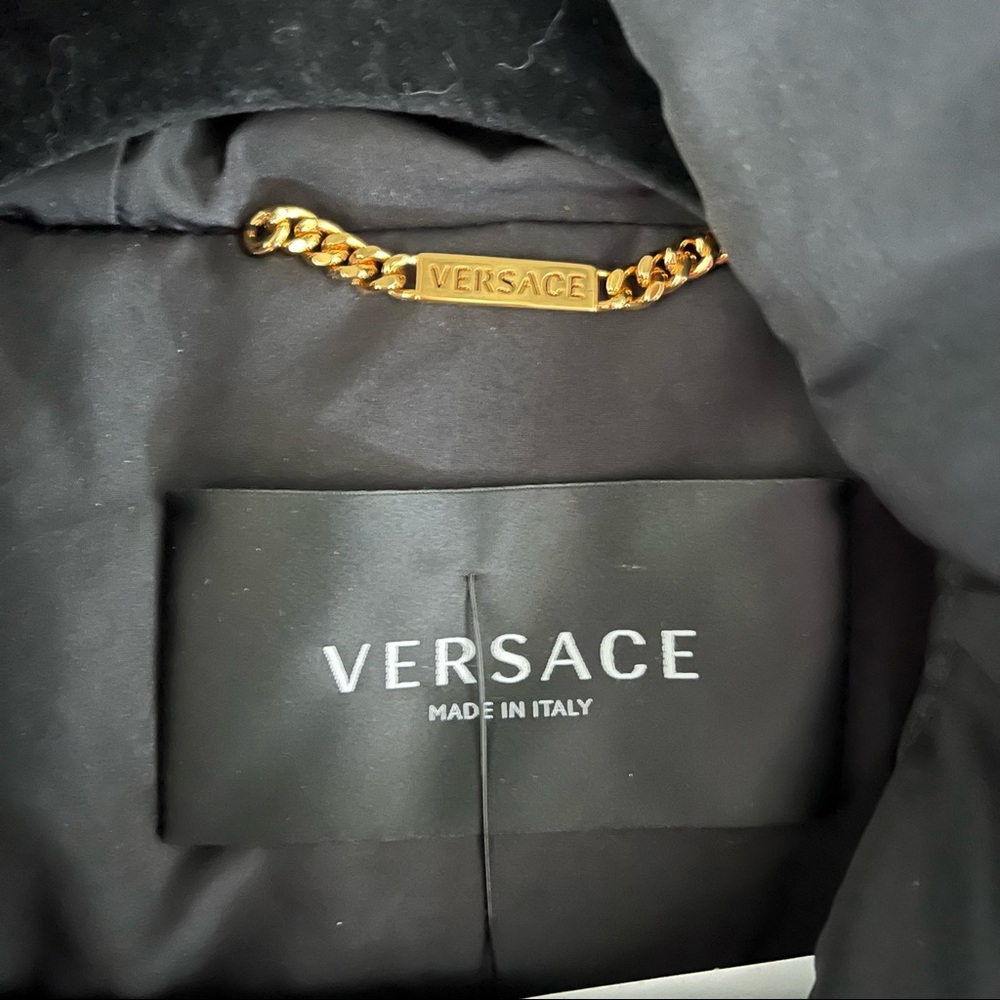 RARE 2021 Gianni Versace Barocco Mosaic Print Puffer Jacket EUC IT46 - Picture 7 of 16